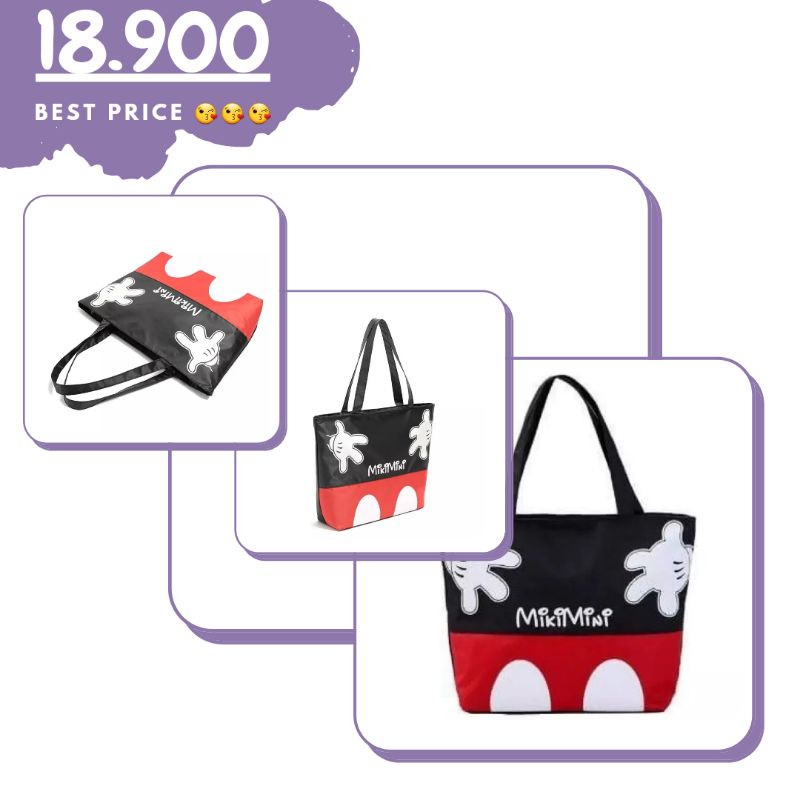 Totebag Mickey Mouse/Tas Mickey Mouse /Tas Lucu/Tas Karakter