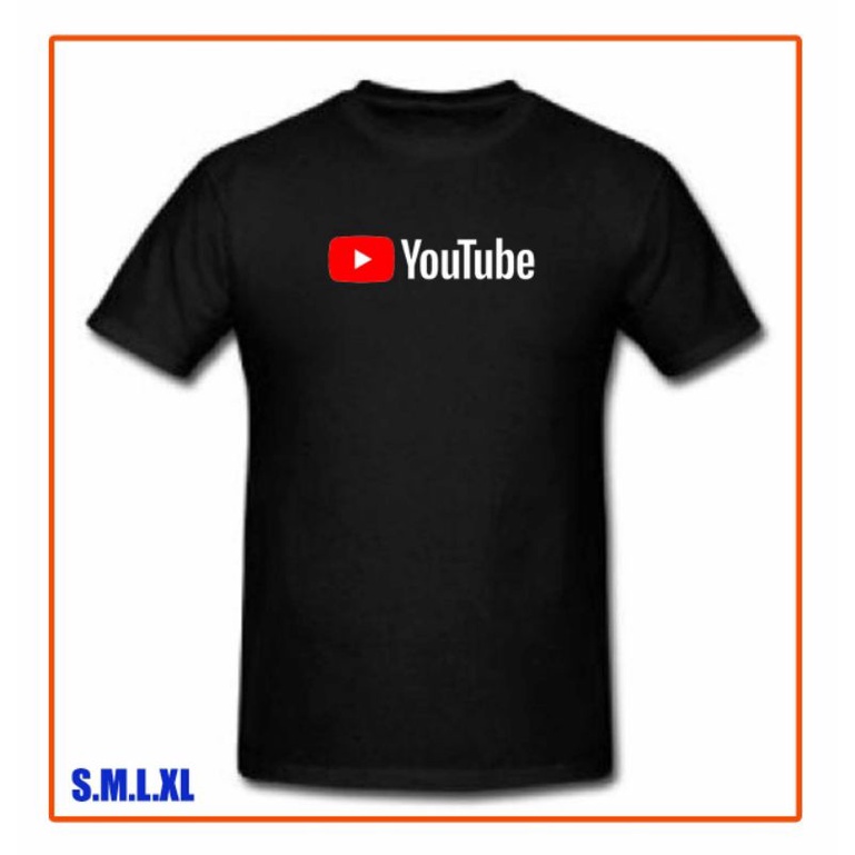 KAOS DISTRO DEWASA KATUN PREMIUM SABLON POLIFLEX DESAIN YOUTUBE