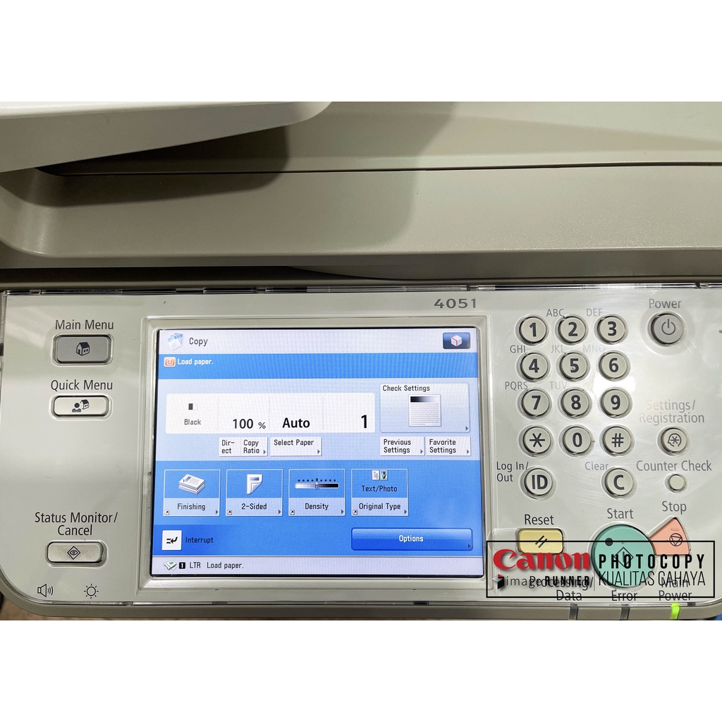 Mesin Fotokopi Canon IRA 4035/4045/4051 110Volt EX Eropa Grade A