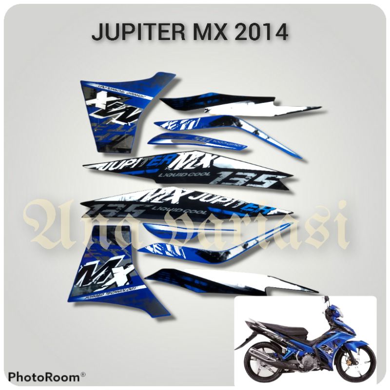 STRIPING YAMAHA JUPITER MX 2014 ORIGINAL  striping motor Yamaha Jupiter MX 2014 stiker Jupiter MX 20