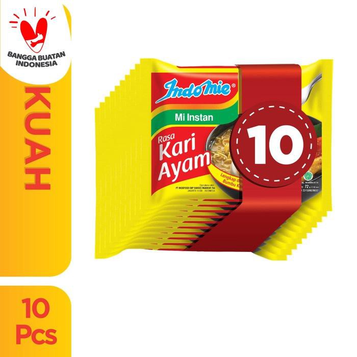 

10 Pcs - Indomie Kuah Kari Ayam