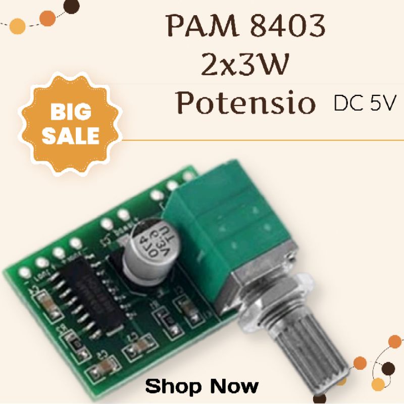 PAM8403 Potensio mini amplifier modul