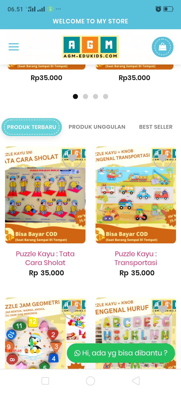 Website Online Shop (toko Online)