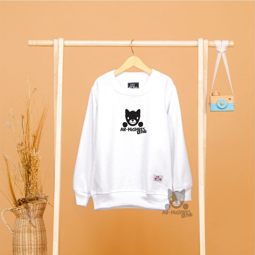 Crewneck Anak Laki-laki / Perempuan Motif Karakter Anak by Arhighres Kids