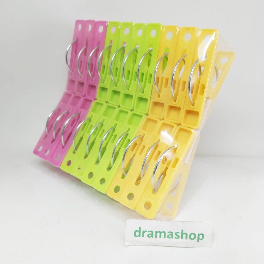 Jepit Jepitan Jemuran plastik laundry clip good quality dramashop