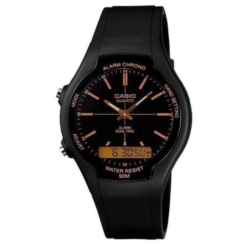 CASIO AW-90H-9EVDF - Jam Tangan Unisex - Hitam