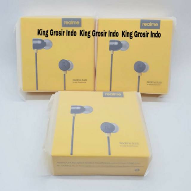 Headset Realme Original 100% Headset Handsfree Earphone SUPER BASS