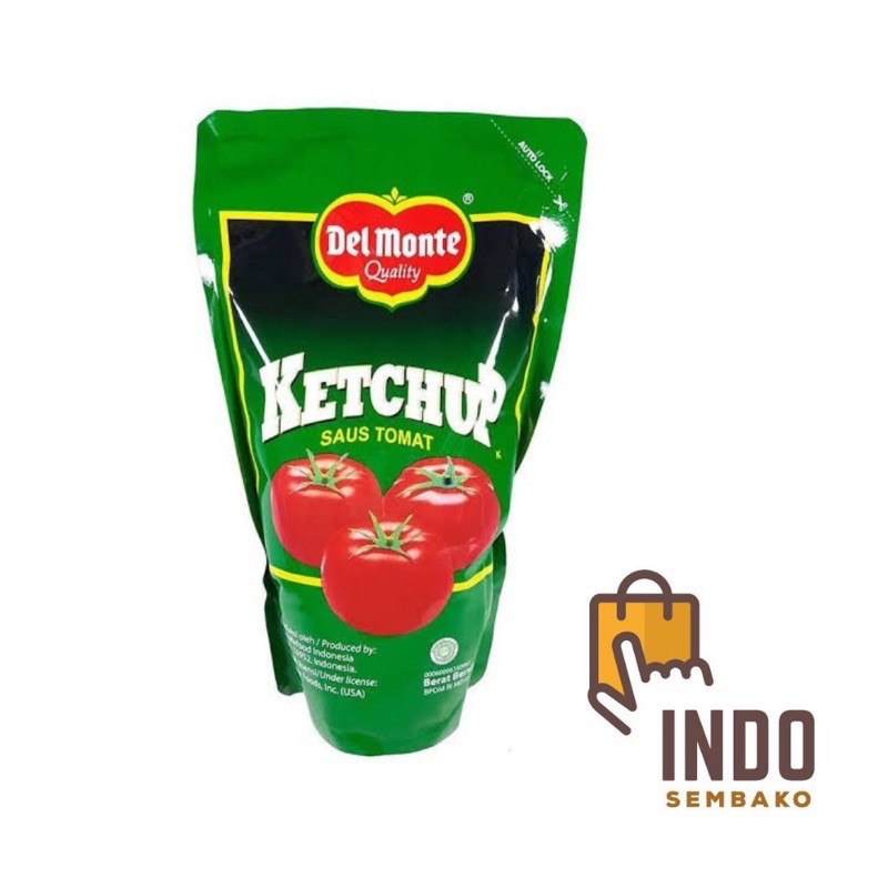 saus tomat delmonte 1kg pouch / Del monte ketchup tomat 1 kg / Saos Delmonte Tomat 1kg