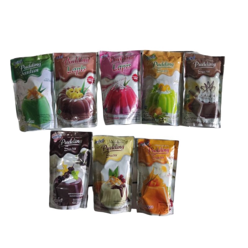 

Nutrijell Nutrijel PUDING SUSU rasa 120gr,145gr,170gr / serbuk pudding susu