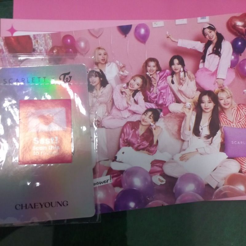 Photocard Scarlett x Twice - Chaeyoung