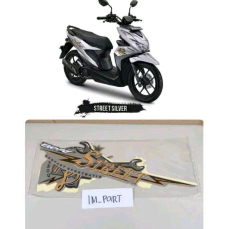 stiker beat fi esp street 2020 silver
