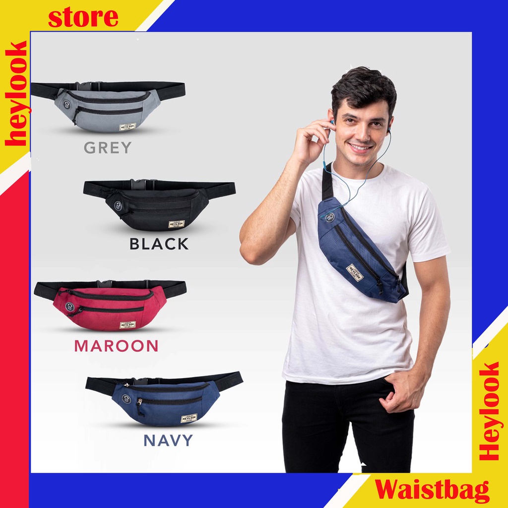 Tas Selempang Pria Original Waistbag Pria Coach Alva Pinggang Sling Bag Pria  Asli MO&Y 9014 Tas Sle