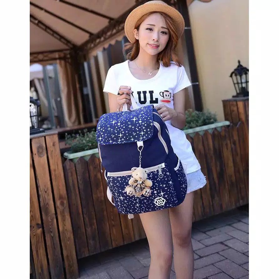 Buruan Ts-Tas Gendong 3 In 1 Tercantik Tas Wanita / Tas Ransel / Ransel Wanita