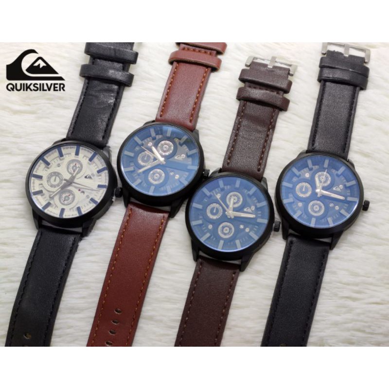jam tangan Quiksilver pria tali kulit