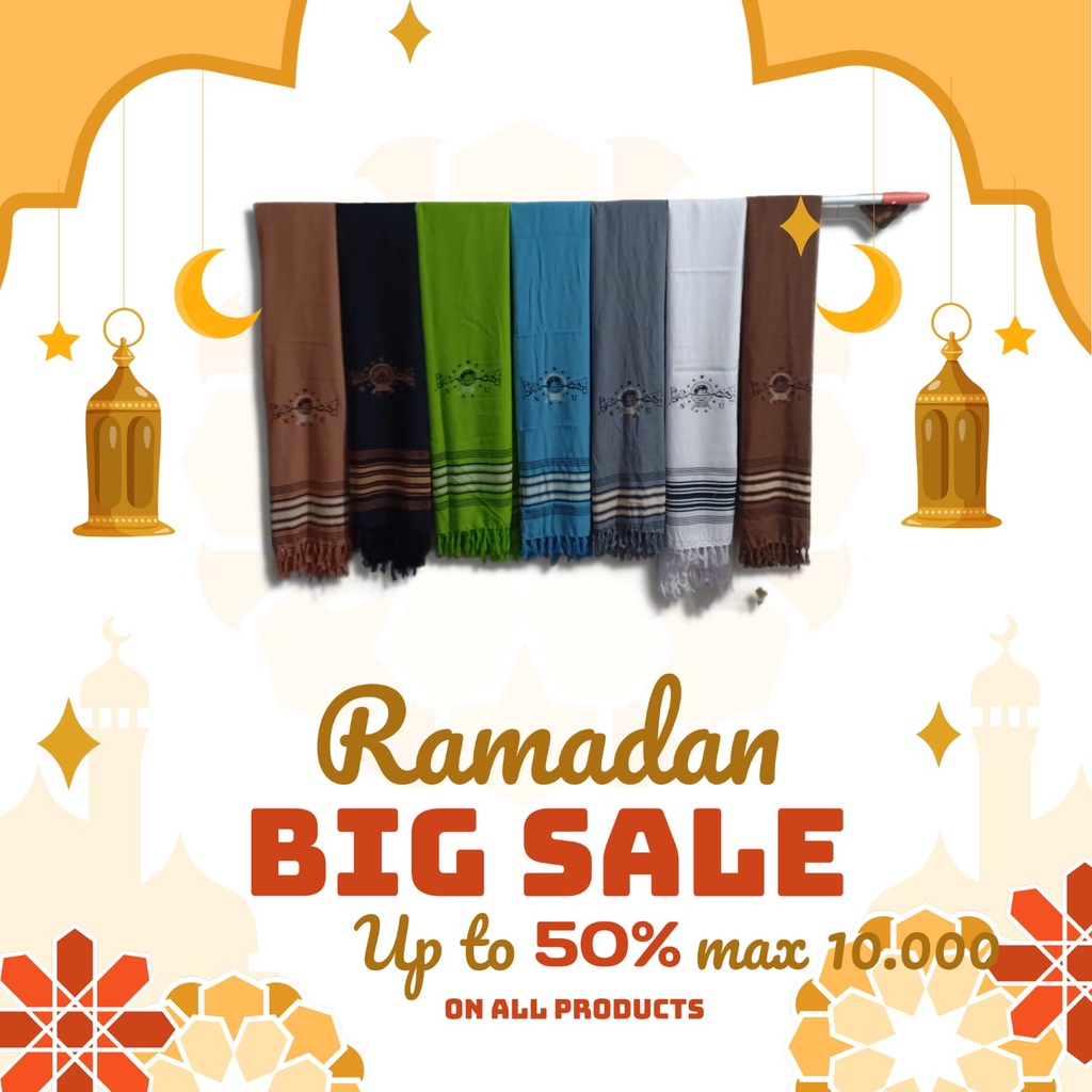 Big Ramadhan Sale Sorban NU Terompah Motif Warna