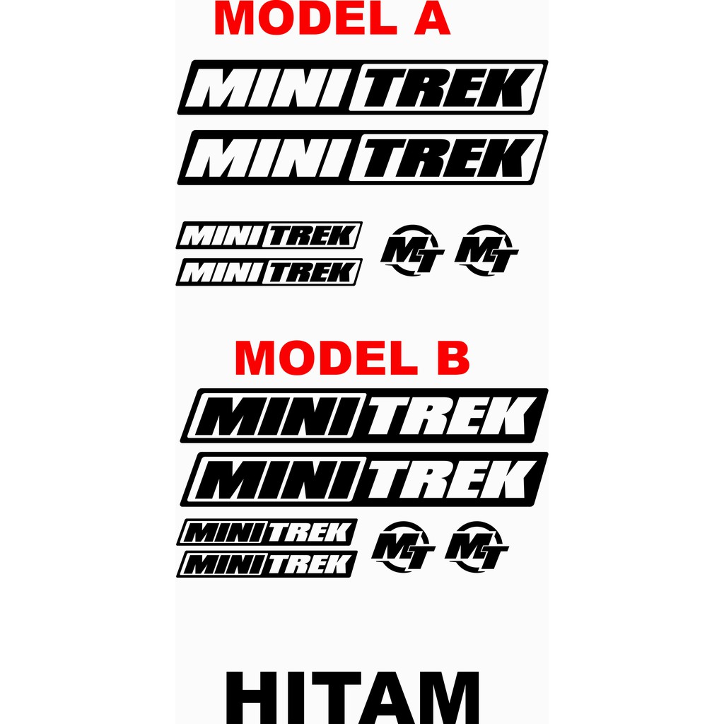 COD sticker sepeda minion minitrek