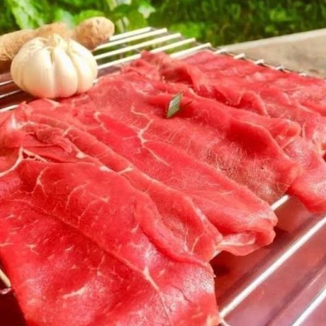 

BEEF SLICE LOW FAT AUS 250 GR (TEBAL 1MM) SHORT PLATE DAGING SAPI IRIS TANPA LEMAK HALAL FRESH UNTUK SHABU-SHABU - YOSHINOYA - YAKINIKU - TERIYAKI