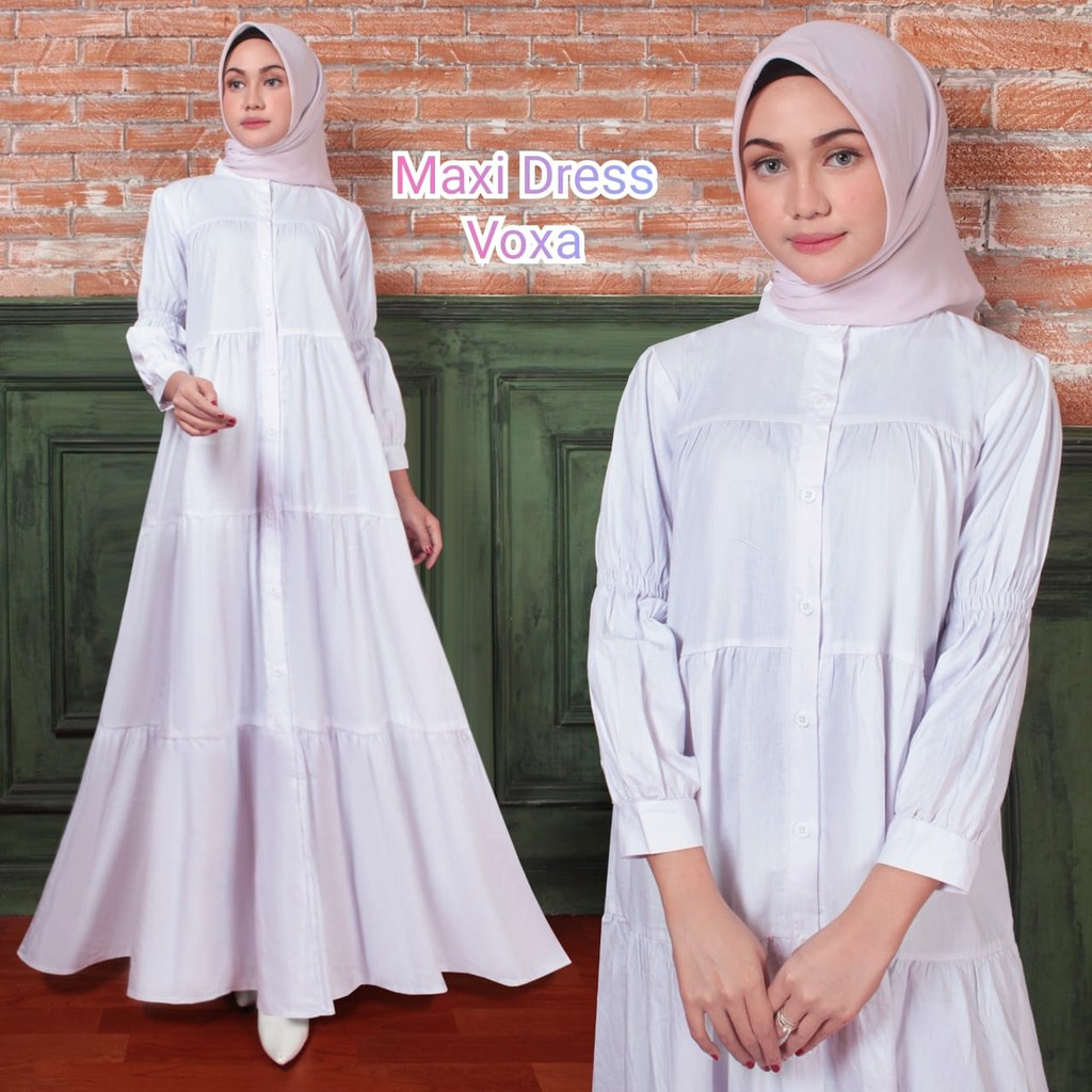 FenishaStore Maxy Dress Wanita Terbaru VoXa Rayon Import