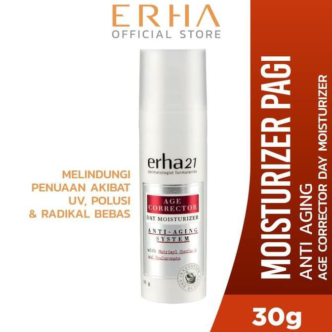 Termurah Erha Age Corrector Day Moisturizer 30G - Krim Pagi Anti Penuaan