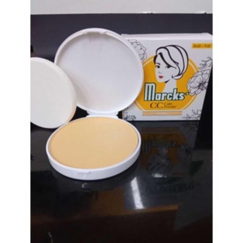 Marcks CC cake Reffil powder Ivory dan Natural beige