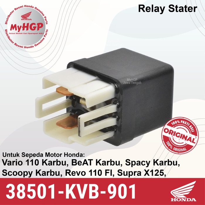 38501KVB901 Relay Stater Vario BeAT Scoopy Revo-100cc Karisma Supra flasher 38501-KVB-901