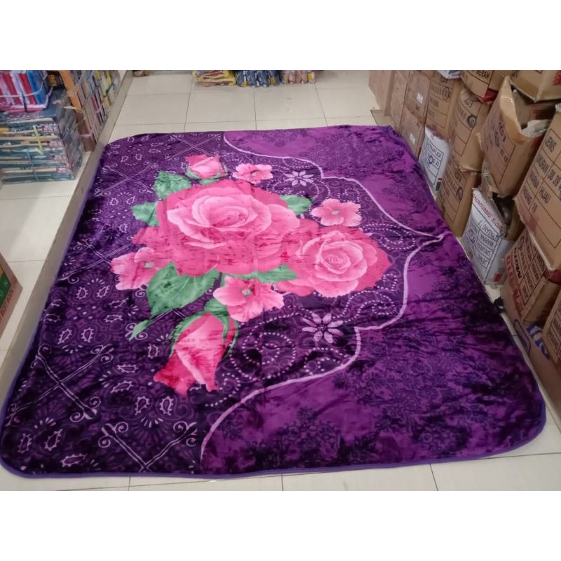 Selimut Kyoto Jumbo Ukuran 220x240 cm Panel Halus Dan Tebal Kualitas Premium