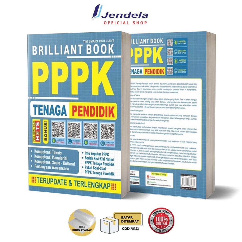 CPNS PPPK Tenaga Pendidik Brilliant Book Terupdate & Terlengkap