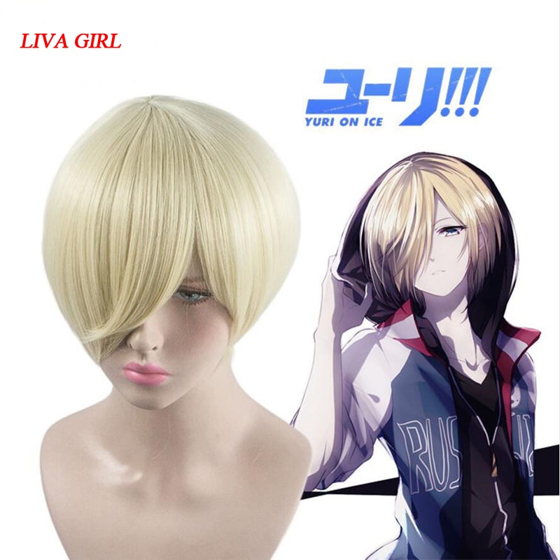 PREORDER LIVA GIRL High Quality Yuri on Ice Cosplay Wig Yuri Plisetsky Costume Play Woman Adult Wigs