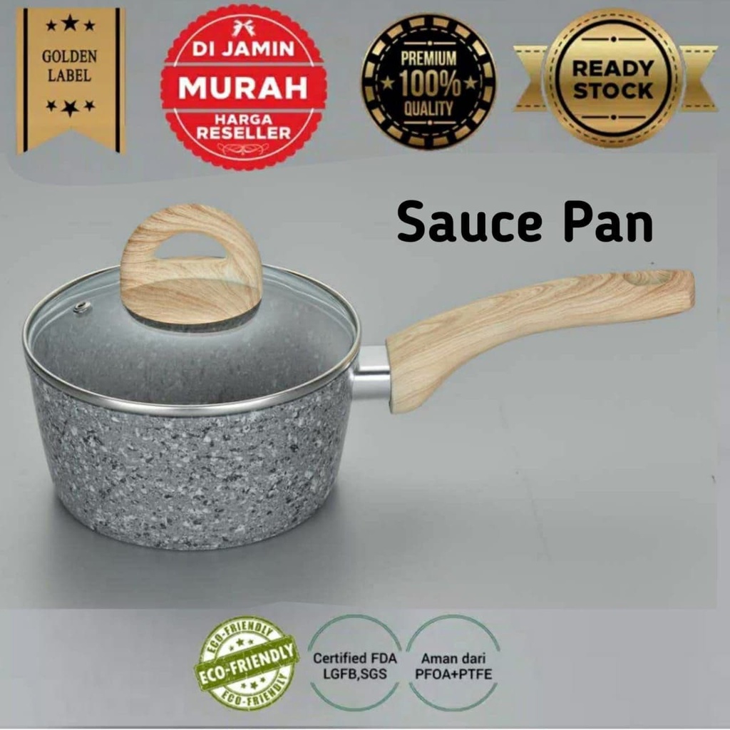 SAUCE PAN GOLDEN LABEL Premium Cockware 20 CM X 8,5 CM