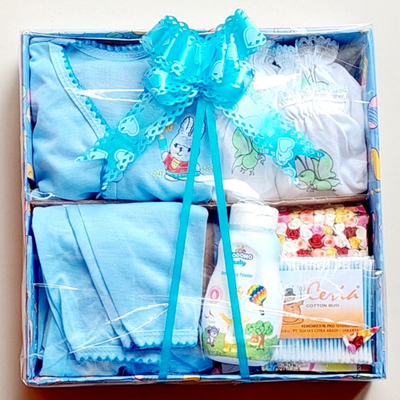 Hampers Bayi Baby Hampers perlengkapan bayi baru lahir / Set kado Bayi Baru Lahir  Baju Bayi Baru lahir Baby Gift Set 9 in 1 Newborn Baju Celana Panjang