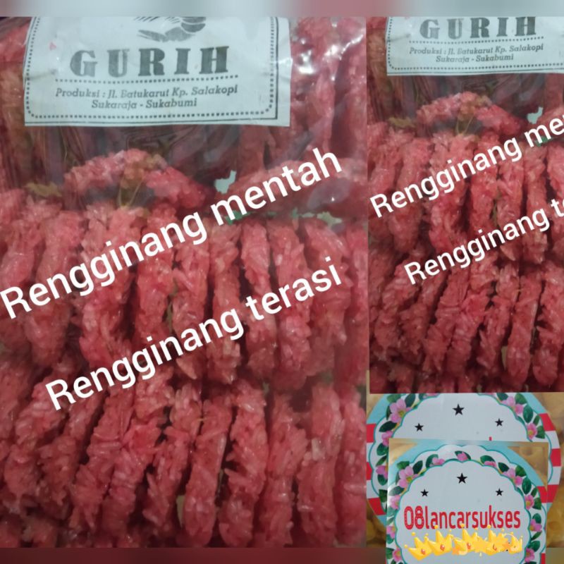 

Rengginang mentah/rengginang ketan/rengginang terasi