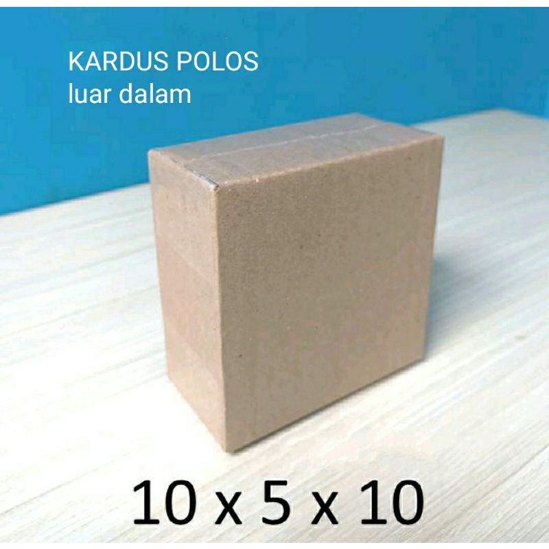 

Termurah packing kardus Uk10x5x10cm polos
