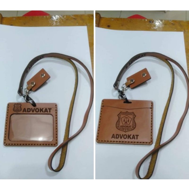 

Nametag id card Holder ADVOKAT Terbaru Asli kulit