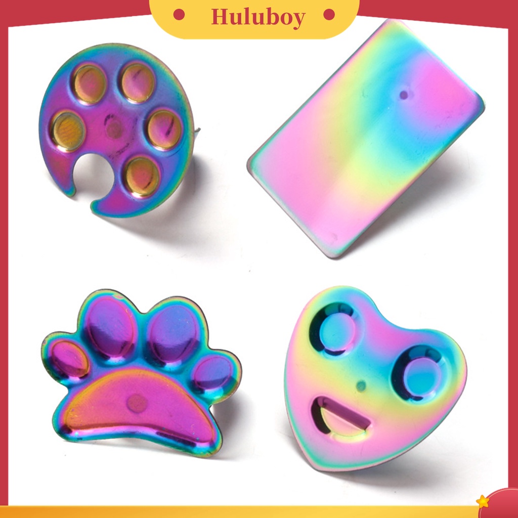 Huluboy Huluboy♡ Cincin Palet Display Warna Kuku Multifungsi Untuk Manicure