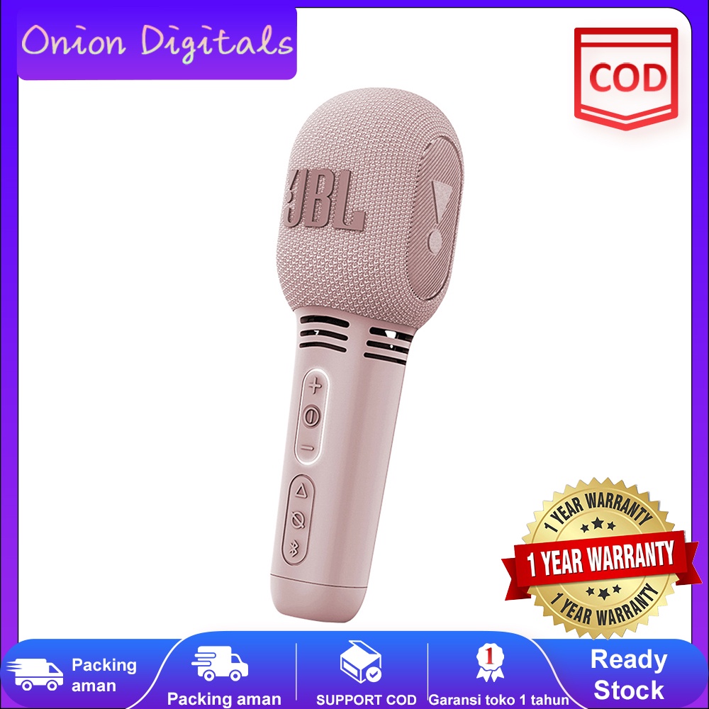 Original JBL KMC 300 Bluetooth Wireless Microphone Handheld Karaoke Mic USB Mini Home KTV For Music 