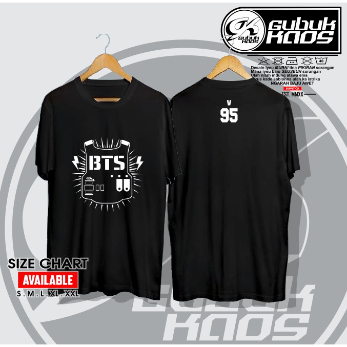 BAJU KAOS ARMY BTS V 95 - GUBUK.KAOS
