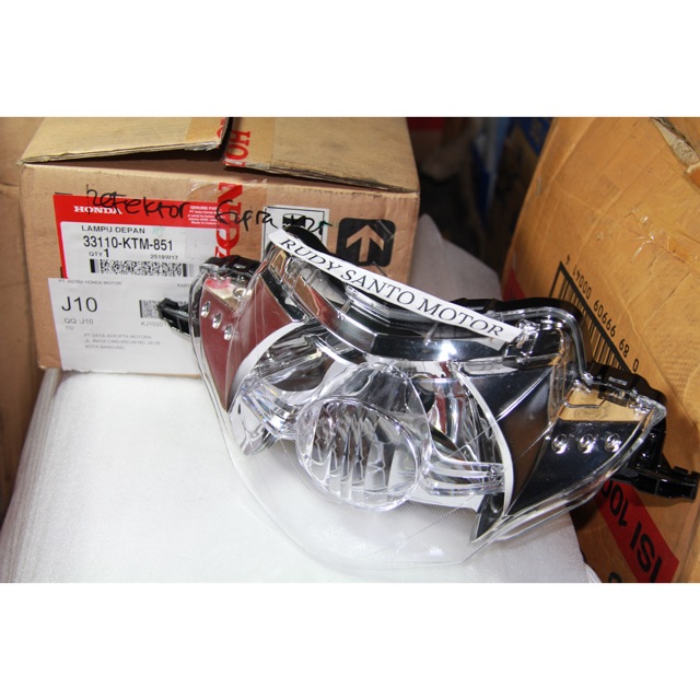 REFLEKTOR LAMPU DEPAN SUPTRA X 125 KTM ORIGINAL 33110-KTM-851