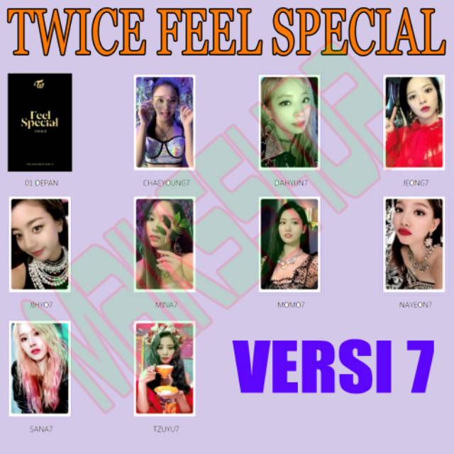 Twice Feel Special Photocard Kpop