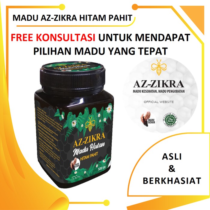 

Madu az-zikra madu hutan hitam pahit 500 gr