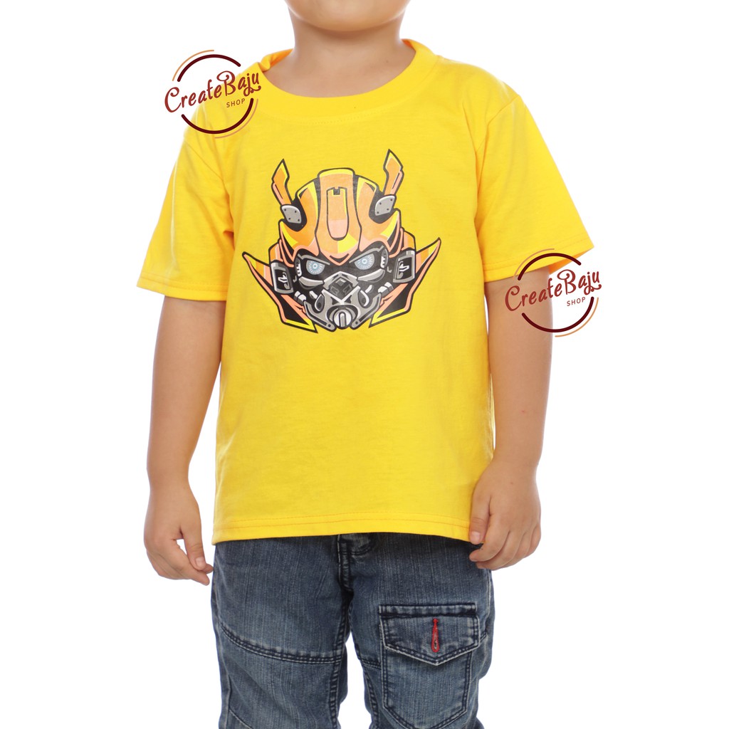 KAOS ANAK LAKI BAMBEL BEE 1-7 TAHUN BAJU ATASAN ANAK LAKI SUPERHERO MURAH BAHAN KATUN