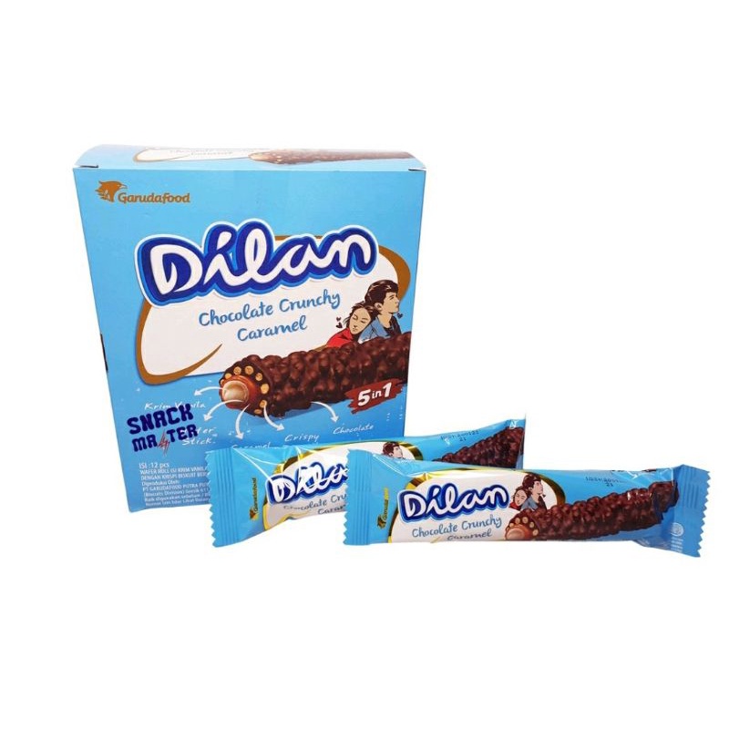 

dilan chocolate crunchy caramel isi 12 pcs