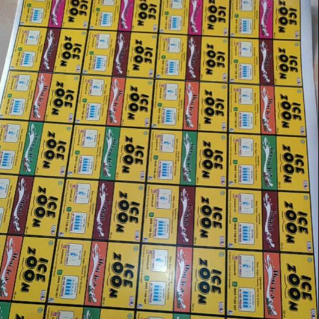 

CETAK STICKER VINYL SUSU GLOSSY/MATTE/TRANSPARENT A3+ MURAAAHH BERKUALITAS SURABAYA