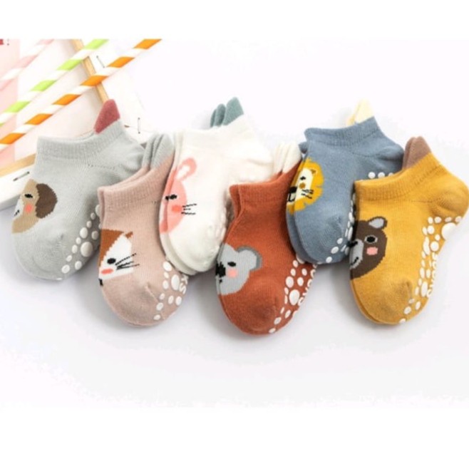 Kaos Kaki Anti Slip Motif Animal