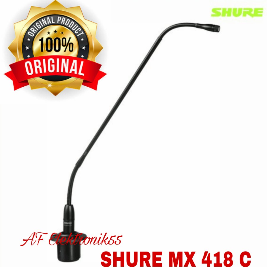 Mic SHURE MX 418 C Gooseneck,Podium Original