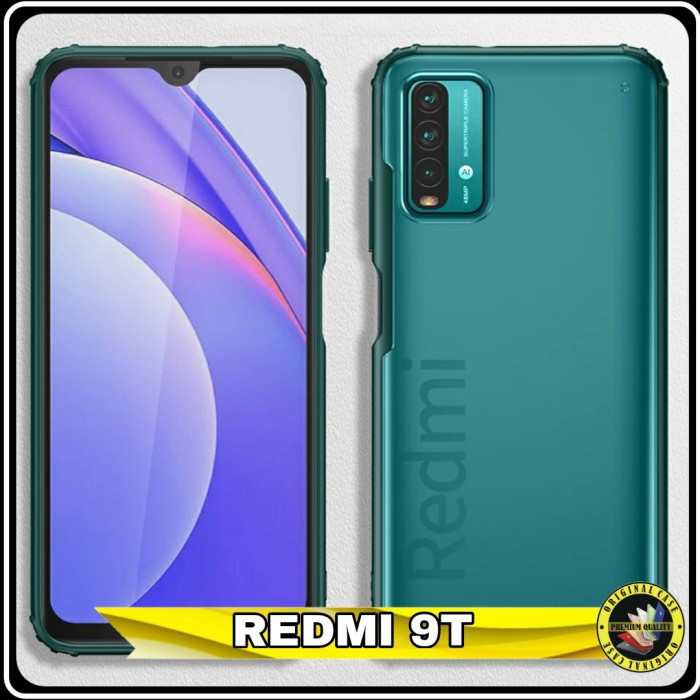 Case Xiaomi Redmi 9T Hard Soft Case Frosted Transparan Shockproof