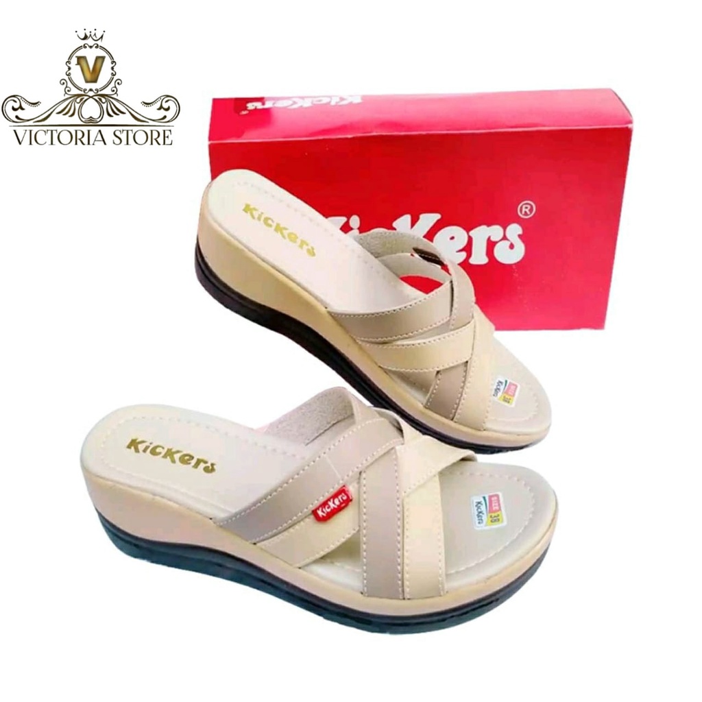 Sandal Sendal Wedges Wanita Terbaru Kekinian Murah Sandal Pesta Wanita