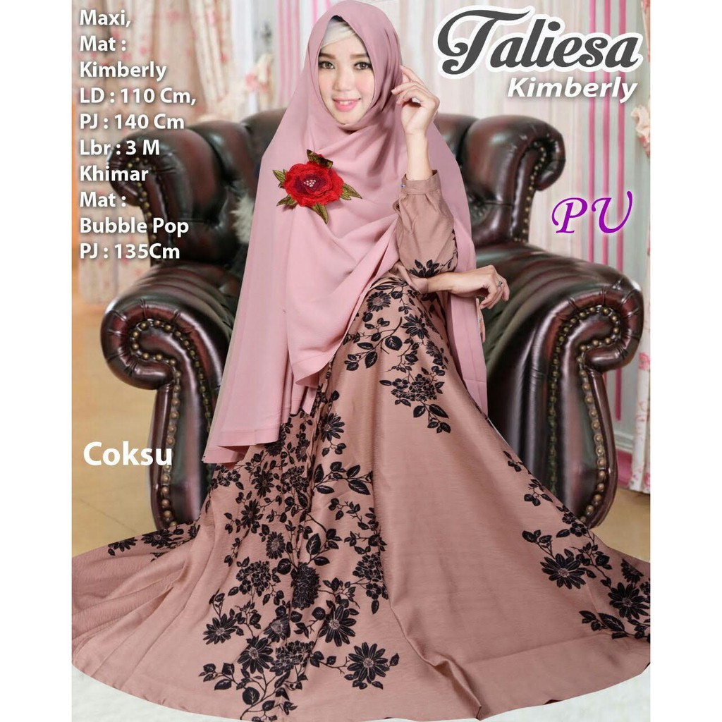 HOPYLOVY - Gamis Syari Premium Taliesa 3163