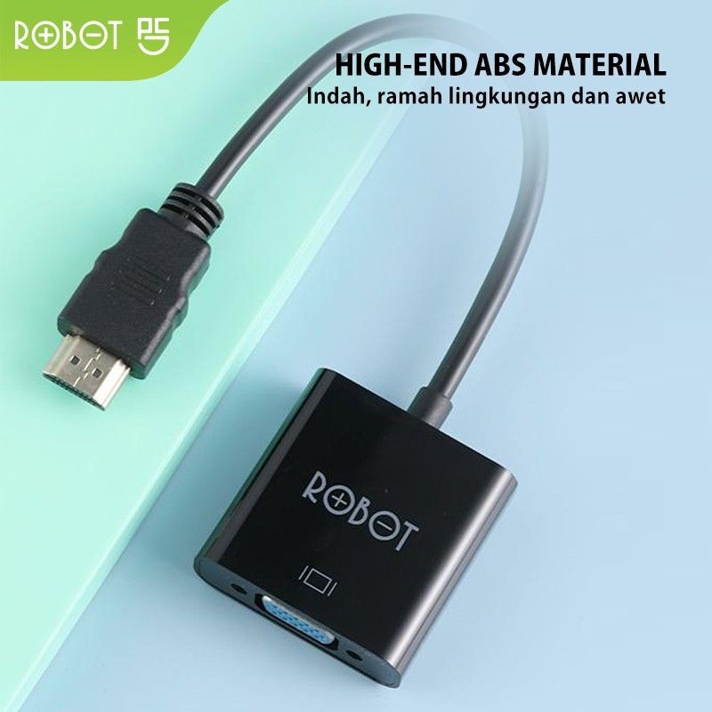 Robot RHV10 HDMI to VGA Adapter 1080P