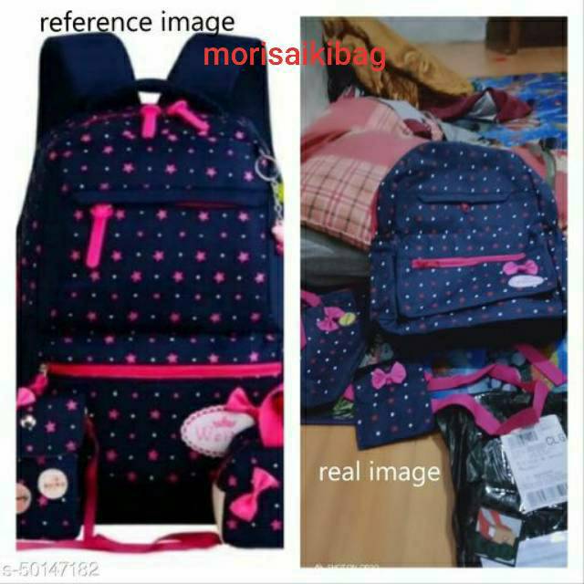 Back Pack Double Decker_Tas Ransel Anak_Lol_Unicorn_Superhero_Paw Patrol_Shopkins Fashion Cewek W5Q3