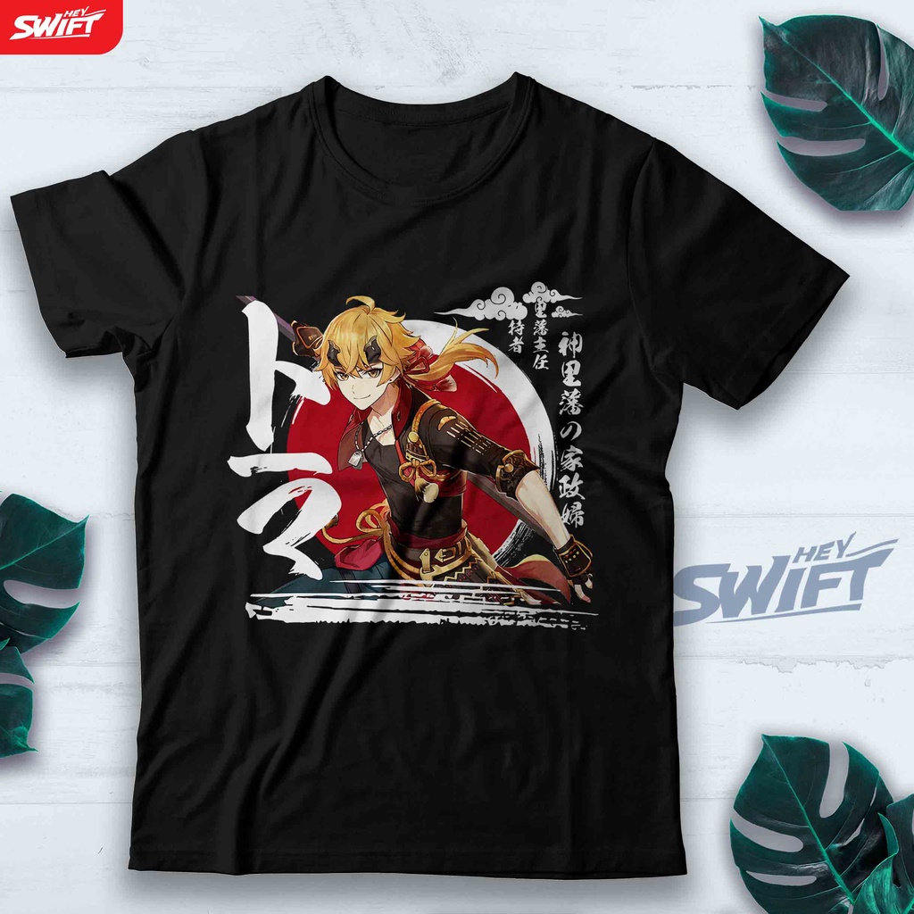 KAOS Genshin Impact Thoma TSHIRT BAJU DISTRO
